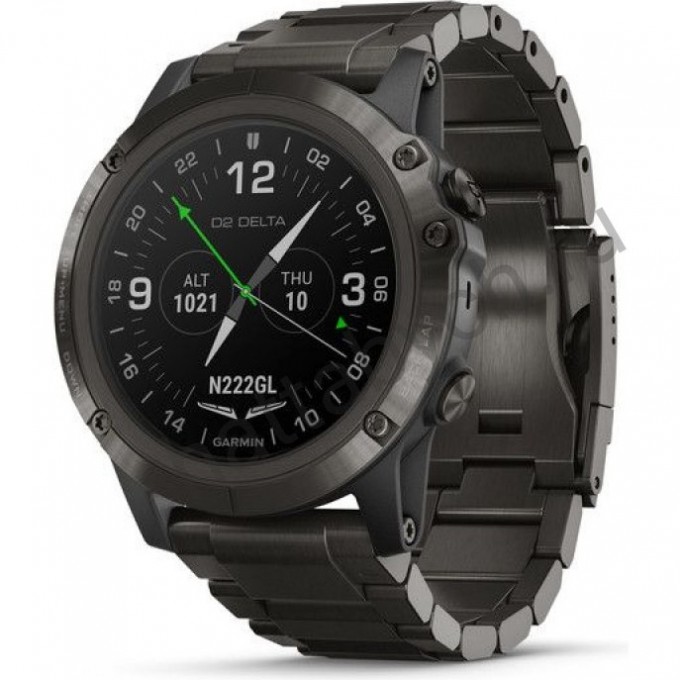 Часы GARMIN D2 Delta PX для пилотов с титановым DLC ремешком 010-01989-31