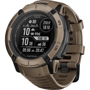 Часы GARMIN INSTINCT 2X SOLAR TACTICAL EDITION коричневый