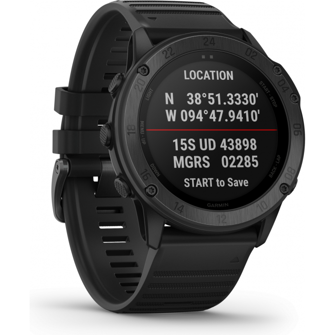 Часы GARMIN TACTIX DELTA SAPPHIRE EDITION - Черное DLC-покрытие с черным ремешком 010-02357-01