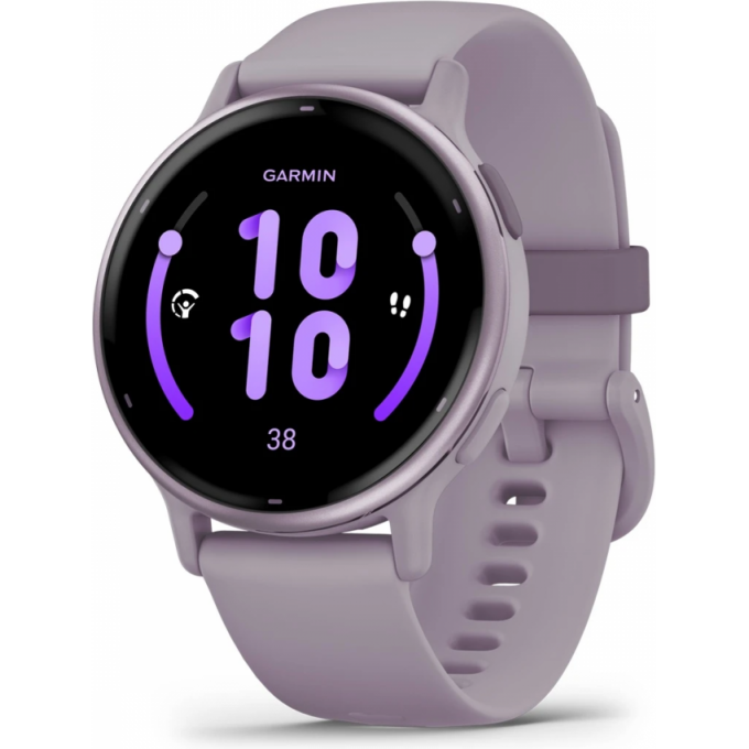 Часы GARMIN VIVOACTIVE 5 METALLIC ORCHID ALUMINUM BEZEL WITH ORCHID CASE AND SILICONE BAND 11434