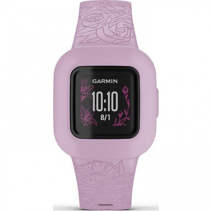 Фитнес-браслет (трекер) GARMIN VIVOFIT JR 3 Lilac Floral 010-02441-01