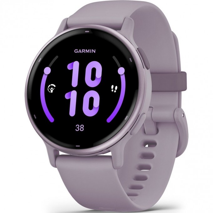 Фитнес часы GARMIN VIVOACTIVE 5 METALLIC ORCHID ALUMINUM BEZEL WITH ORCHID CASE 010-02862-13