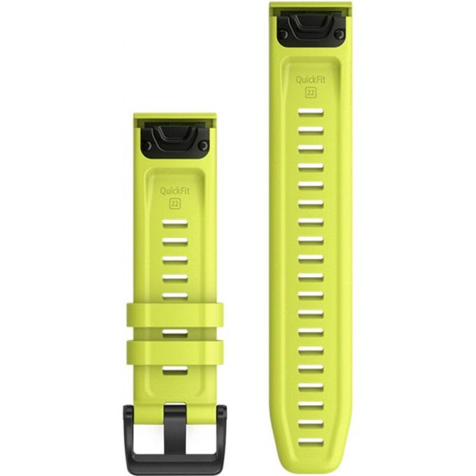 Ремешок сменный для GARMIN FENIX 6X 26MM AMP YELLOW SILICONE 010-12864-04