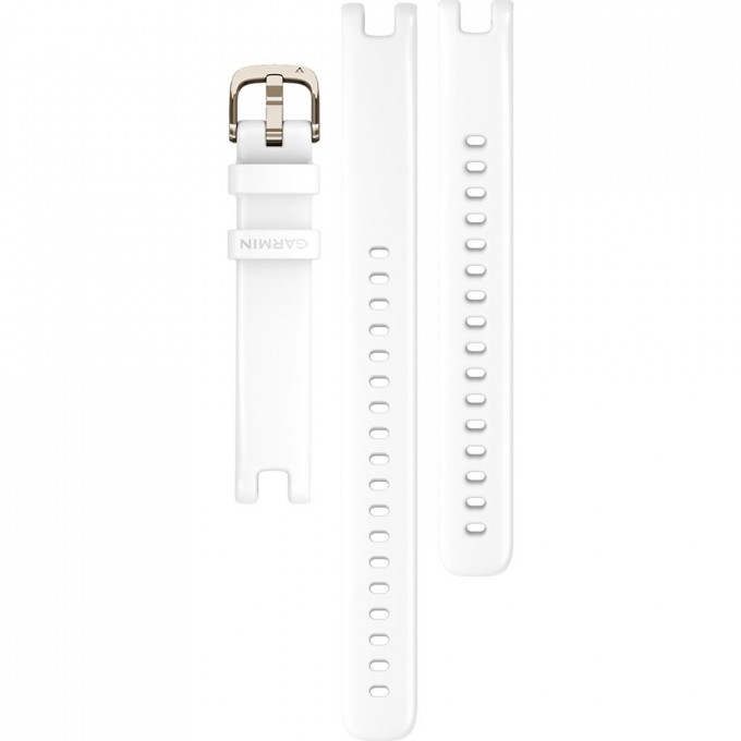 Ремешок сменный GARMIN LILY BANDS (14 MM), WHITE WITH CREAM GOLD HARDWARE 010-13068-00