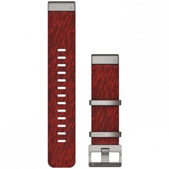Ремешок сменный GARMIN QuickFit 22 мм (нейлоновый) красный