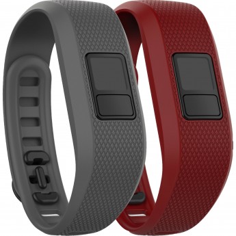 Ремешок сменный GARMIN X-Large, vivofit3,Slate/Marsala